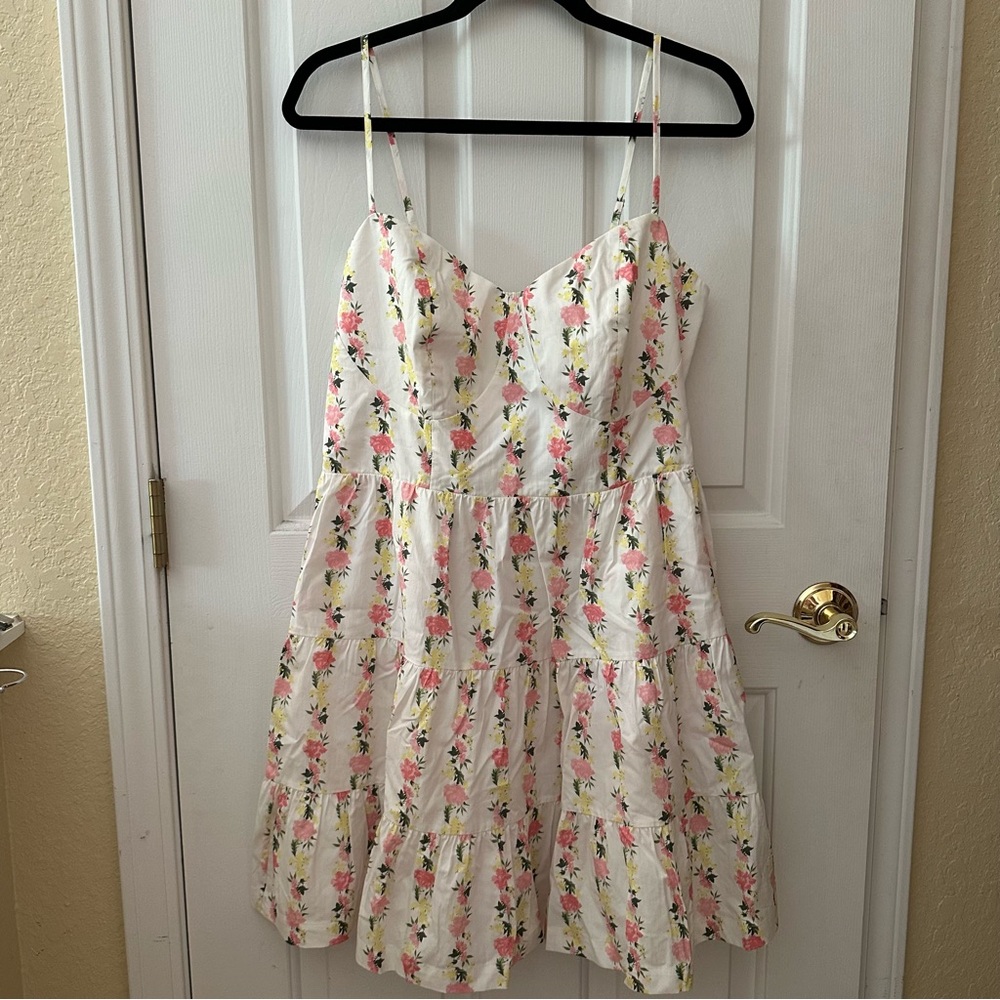 Vineyard Vines Floral Tiered Mini Dress